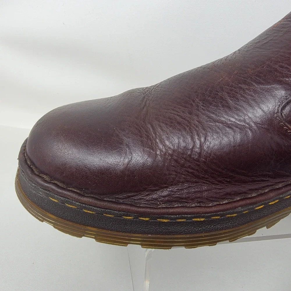 Dr. Martens Orson Mens Size 10 Slip On Loafers Brown Leather AirWair Shoes Good